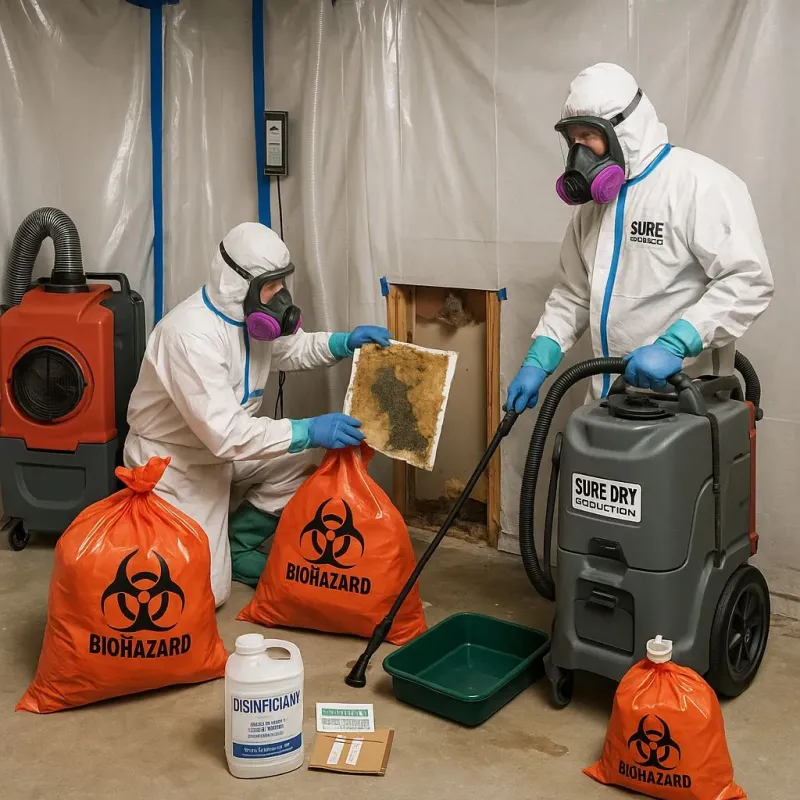 Contaminated Water Handling Protocols process in Saranap, CA
