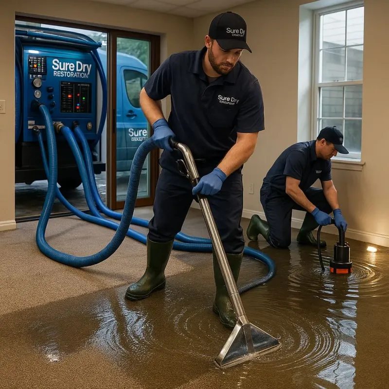 Water Extraction and Removal process in Saranap, CA